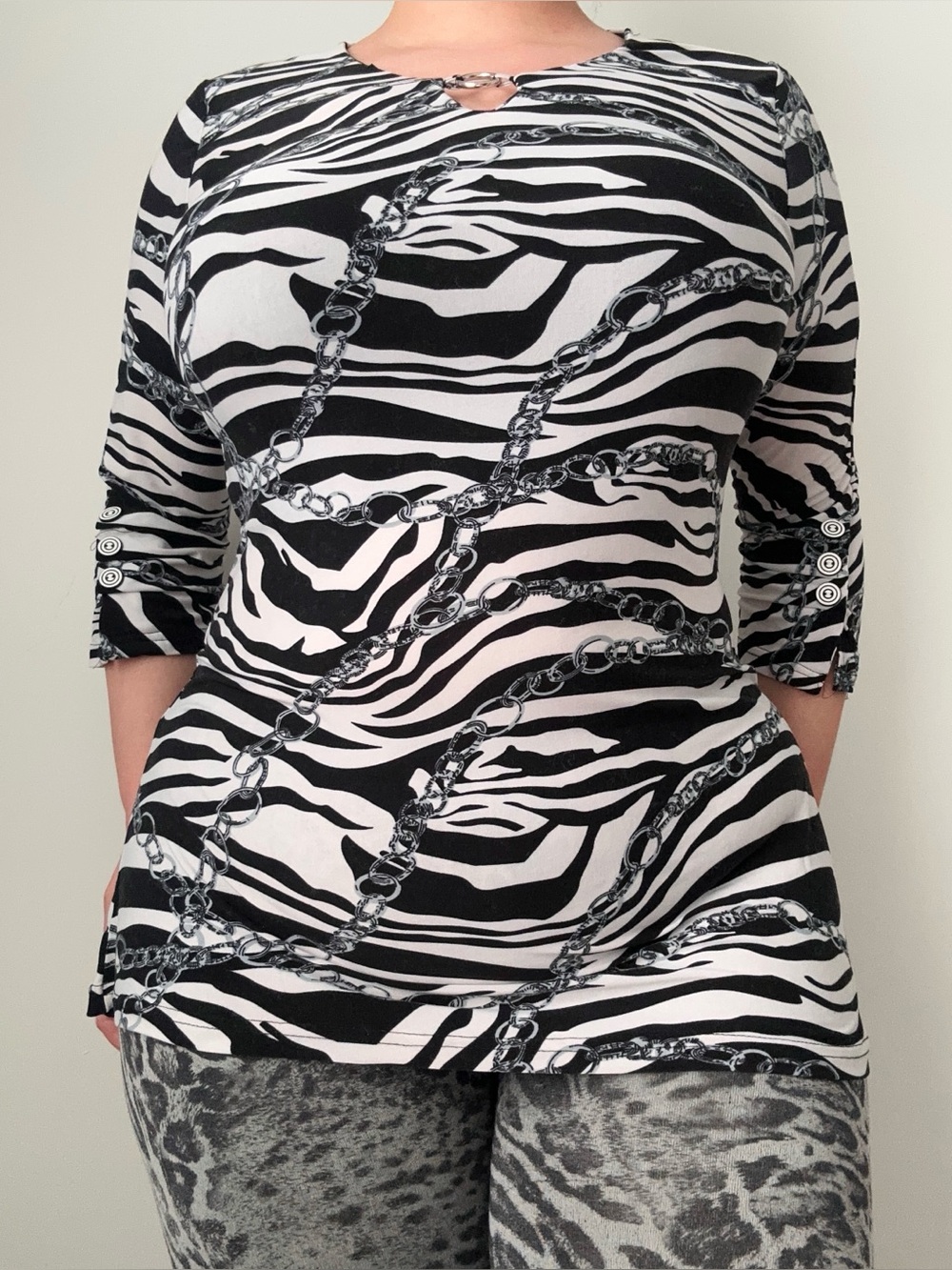 zebra chain o ring top